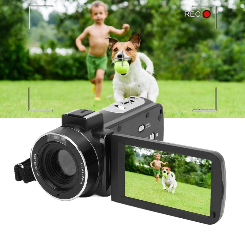 Camcorder Video Camera 4K Ultra 56MP with Night Vision, 18X