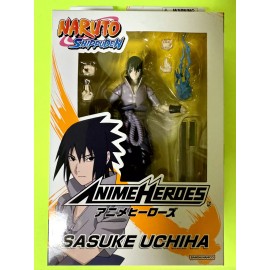 Bandai Naruto Shippuden Anmie Heroes Sasuke Uchiha Action Figure NEW