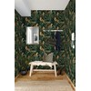 Dark Tropical Cheetah Jungle Peel and Stick Wallpaper, Self Adhesive