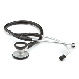 ADC Adscope 606 Ultra Lightweight Cardiology Stethoscope with Tunable AFD Technology, Lifetime Warranty, Black
