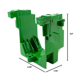 OneBoxForAll Old Work ExpansionRing – Expandable PVC Electrical Box with 4 Knockouts + 2 Wings, Adds Capacity to Old Work BaseBox - Single Unit