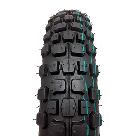 MMG Combo Tire and Inner Tube Size 3.00-12 Front or Rear Knobby Tread, Motorcycle Trail Off Road Dirt Bike Motocross Pit