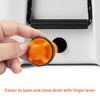 Cooler Drain Plug, 2 Pack Replacement, Orange, Compatible with Yeti