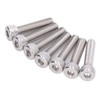 100Pcs Hex Socket Head Cap Screws Galvanized Steel Screw Kit