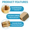 12 pieces 1/4 inch to 1/4 inch internal and external