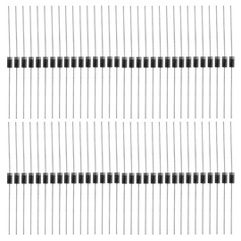 100 Piezas 1n4007, 100 Piezas 1n4007 1000V 1A Diodo Rectificador de Alto Voltaje Diodos Rectificadores Diodos Electrónicos 1n4007, 1n4007 Diodo, Timbre Diodo, Diodo