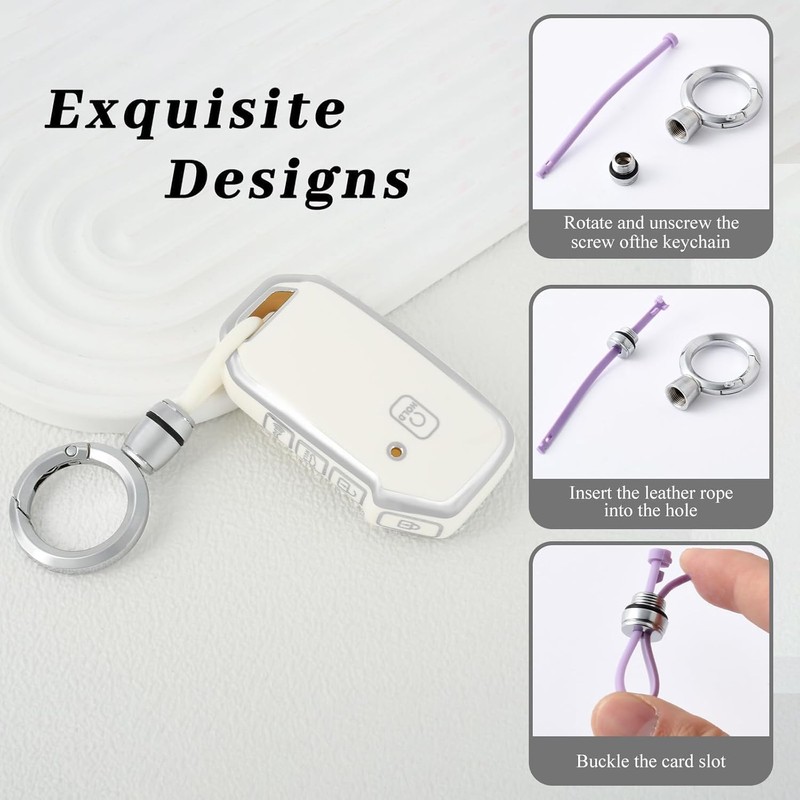 OFFCURVE Funda de Llave Compatible con Kia - Funda Protectora