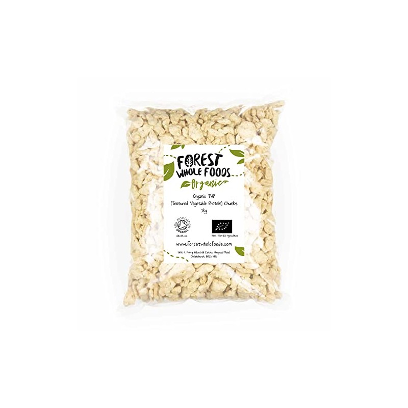 Organic TVP (Textured Vegetable Protein) Chunks - Forest Whole Foods