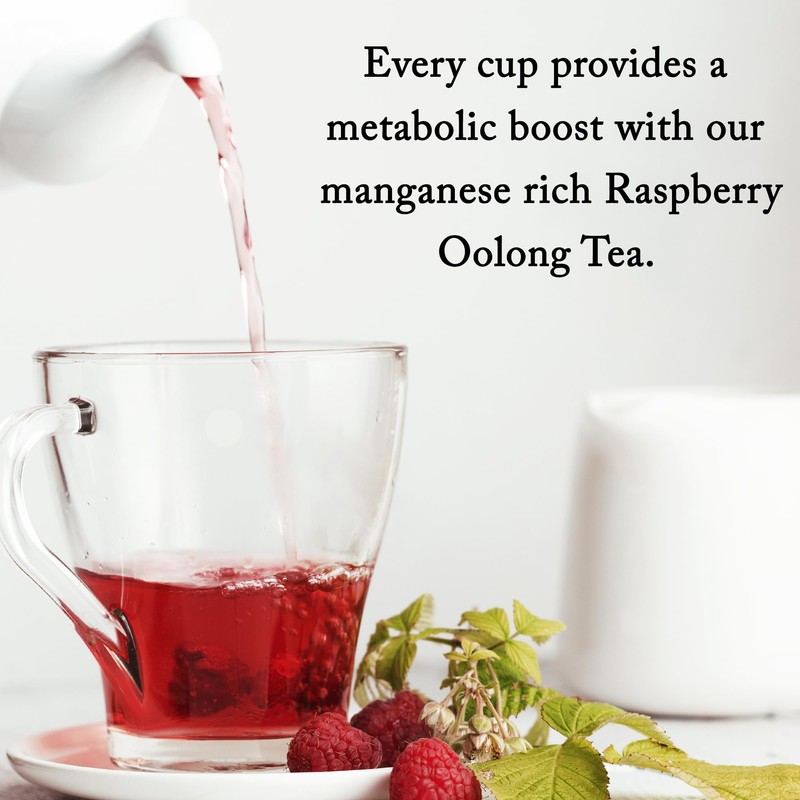 Raspberry Oolong Tea by La Tea Dah, Raspberry Loose Leaf