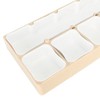Watch Parts Storage Box Stackable 5 Compartments Acrylic Rubber Watch