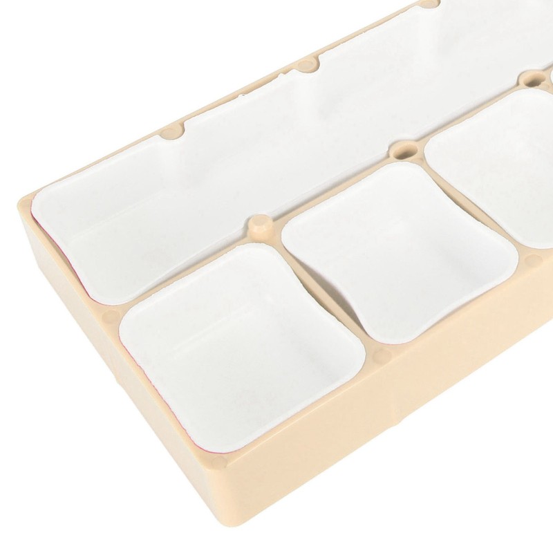 Watch Parts Storage Box Stackable 5 Compartments Acrylic Rubber Watch