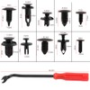240pcs Universal Mounting Clips Plastic Car Push Pin Rivet Trim