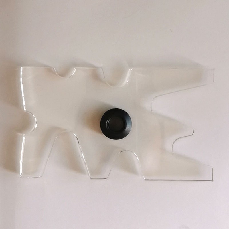 Billiard Bridge Head Portable Clear Acrylic Snooker Pool Cue Moosehead