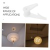 DOITOOL 6 Pack Installation Clips Ceiling Flush Mount Lamp Shade