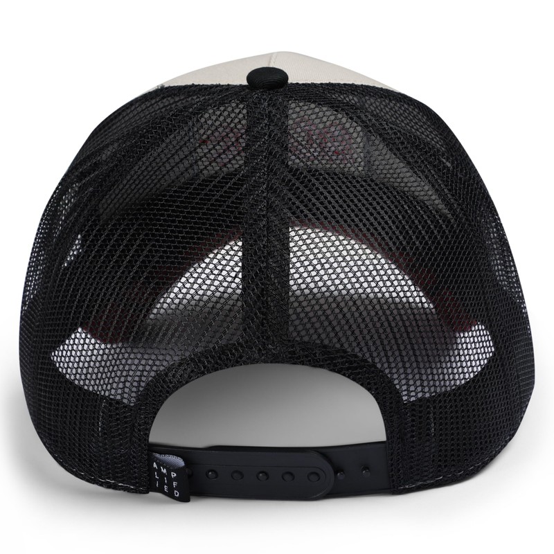 Amplified Trucker Baseball Cap with Adjustable Snapback Closure, Breathable, ACDC