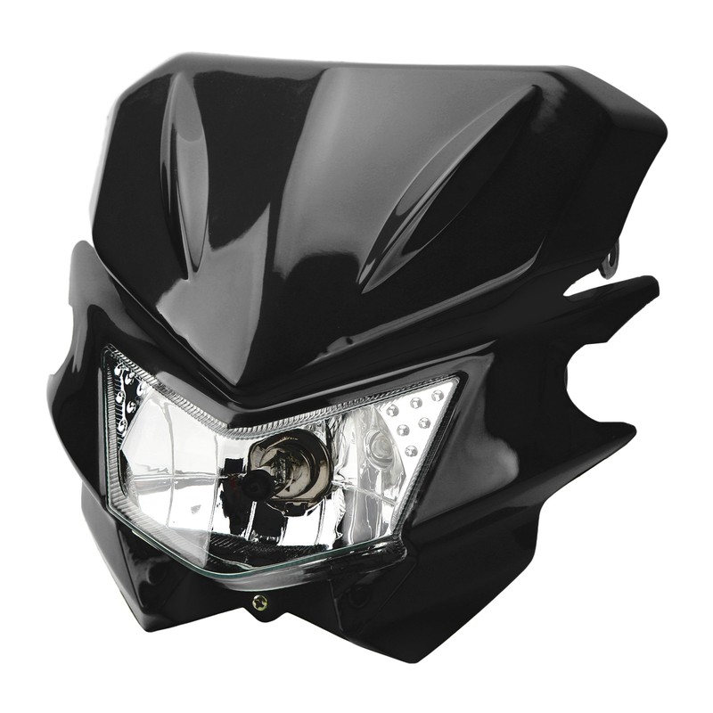 Motorcycle Front Headlight H4 Interface LED Waterproof DRL Headlight for