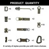 48 Pcs Molle Backpack Attachments Set,Tactical Gear Clip Kit (Include