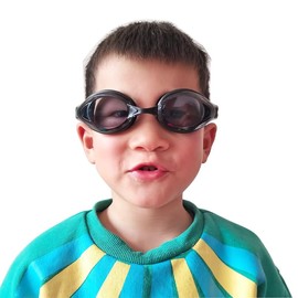 Amruiyist Swimming Goggles Swim Pool Goggles Anti Fog Anti UV No Leakage Clear Vision for Kids age 6-14 (black)