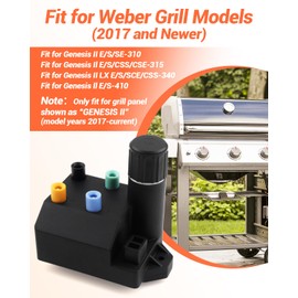 66354 Fit for Weber Grill Igniter Replacement Parts Fit for Weber Igniter Genesis II 300 Series GS4 II E-310 II S-310 II E-315 II S-315 LX S-340 II E-410 II 1853-02 Electronic Ignitor Replace 66504
