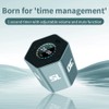 Portable Cube Timer Gravity Sensor Rotating Timer Count Up/Down Function
