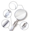 4 Pieces Telescoping Inspection Mirror Telescoping LED Lighted Flexible Inspection