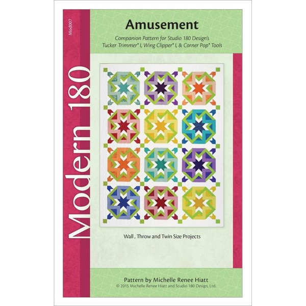 Pattern~Amusement Modern~3 Sizes by Michelle Hiatt of Studio 180 Designs