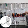 PartyKindom Hardware Hook 12 Pcs Heavy Duty Hole Hooks for