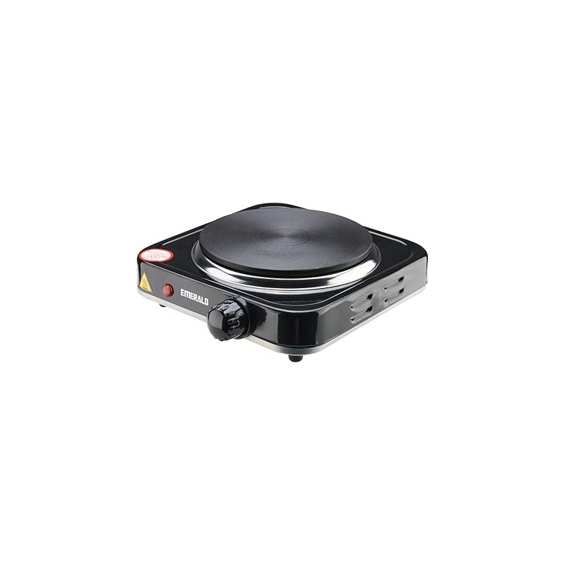 Emerald Electric Single Burner in Black with Coil Less Top