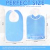 Jeere 10 Pcs Adult Bibs Washable Clothing Protector for Men