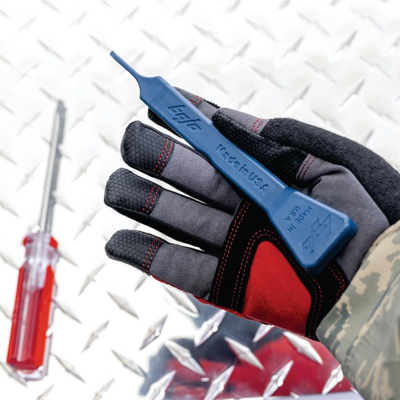 Bojo Tools - 1/8" Wide Plastic Scraper Tool - Heavy