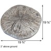Solid Rock Stoneworks Sand Dollar Stepping Stone- PreAged