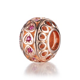 925 Sterling Silver Charms Bead Fit Snake Chain Bracelet Gift for Mom/Daughter/Sister/Best Friends