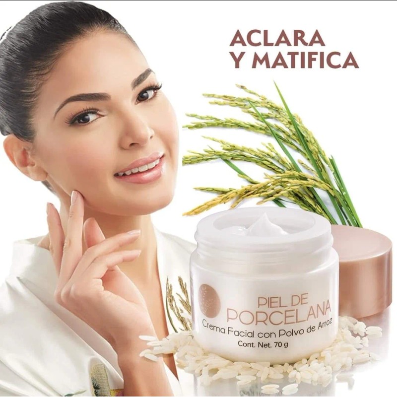 Crema Facial Arroz Mascarilla Jabón