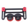 Double Wheel Bearing Roller Guiding Table Saw Roller Woodworking Aluminum