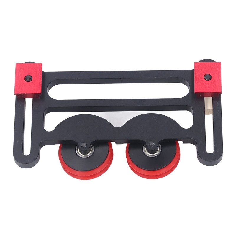 Double Wheel Bearing Roller Guiding Table Saw Roller Woodworking Aluminum