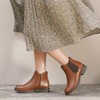Bacia Womens Chelsea Boots Fall Ankle Brown Boots for Women