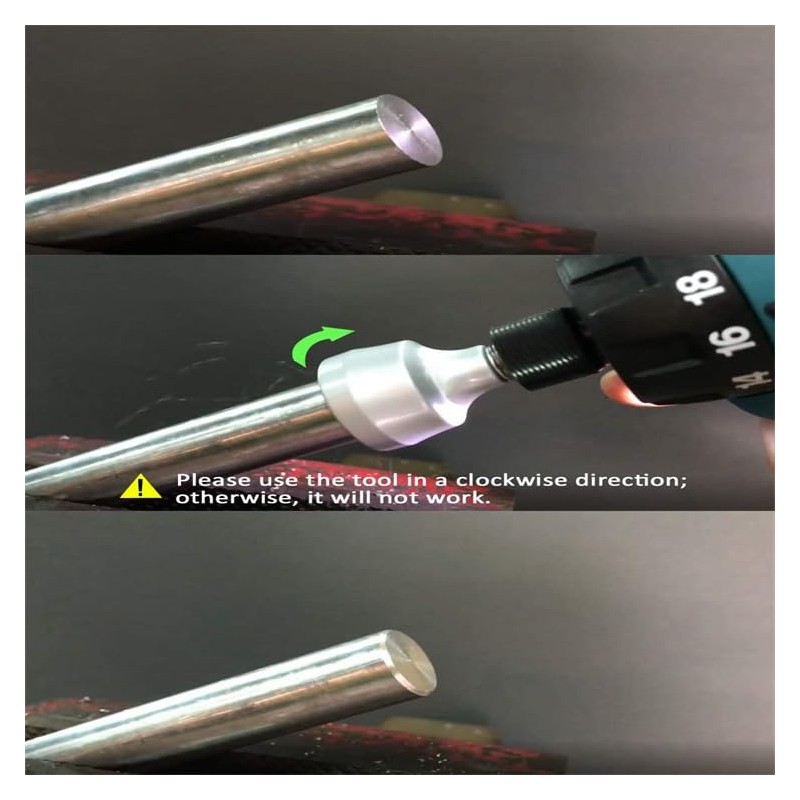 Buyohlic Heavy-Duty Deburring Chamfer Tool with Sharp Tungsten Carbide Blades