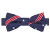 KissTies Pajarita de seda con lazo patriótico The USA, Azul