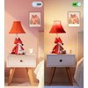Fox Lamp for Boys Girls Room w LED Bulb, Animal