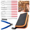 GLSJA Mini Diamond File Assorted Set | 10-Piece 3x140mm Needle
