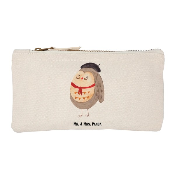 Mr. & Mrs. Panda French Owl Make-Up Bag, White, Hand