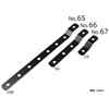 Reinforcing Metal Fittings, Black No.67, Obtuse Angle Z Shape, 2.4