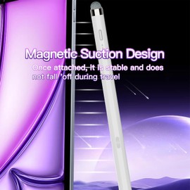 For Fire Max 11 Pen Dual-Tip 2-in-1 Stylus, AMZ Fire HD 10 Table HD 8/7 Stylus, Touch Screen Pen (White)