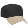 Ashen Fane 5 Panel Solid Cotton Twill Pro Style Mid-Profile