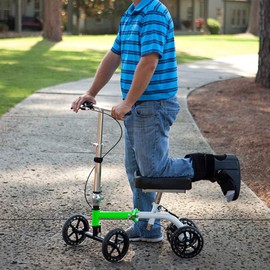 Comfort Knee Scooter Pad Cover With Memory Foam Cushion, Universal Fit for Most Rollers, Walker Cushion Reduces Pain and Fatigue in Hip and Leg During Recovery (NMH-1)