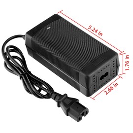 PGENDAR DC 48V 2A Battery Charger Replacement for Lead Acid