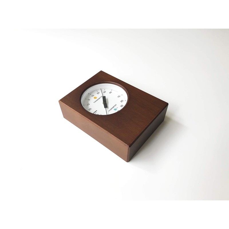KATOMOKU Thermometer/Hygrometer km-101BR Brown