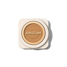 SHEGLAM SKin-Focus Full Coverage Powder Foundation Oil-Control Lightweight Face Pressed Powder Makeup-Golden
