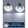 BrightArk E26 Light Socket Extender, 4 Pack 12CM/4.72 inch Light