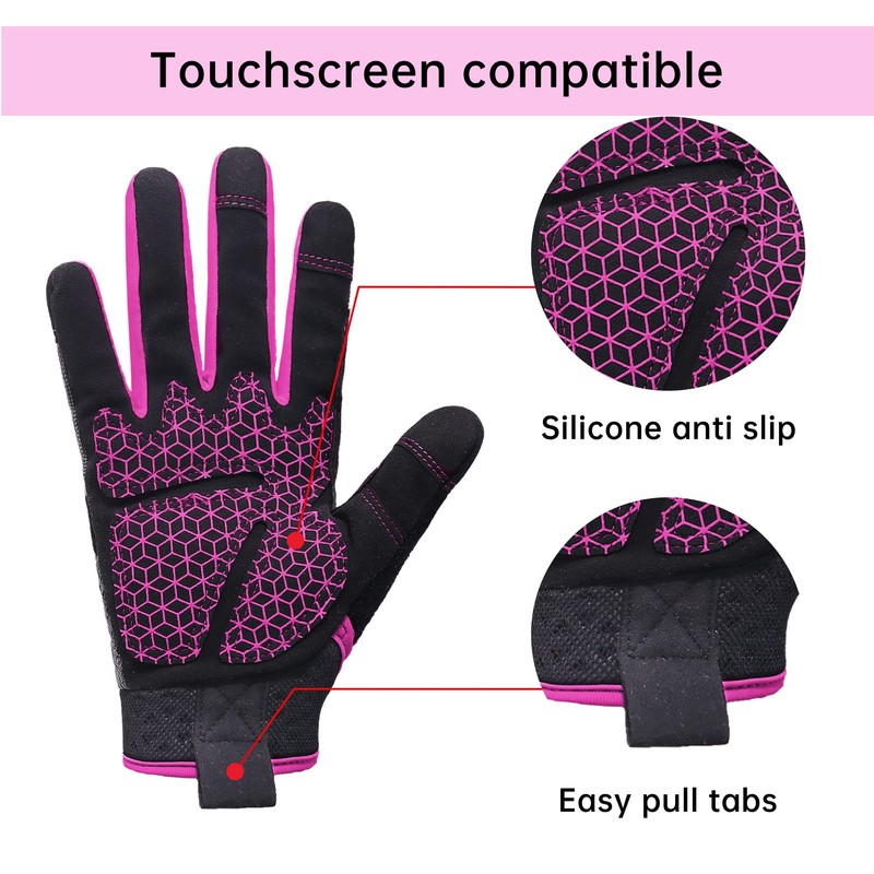 Women Safety Work Gloves Utility Touch Screen Working Grip Glove
